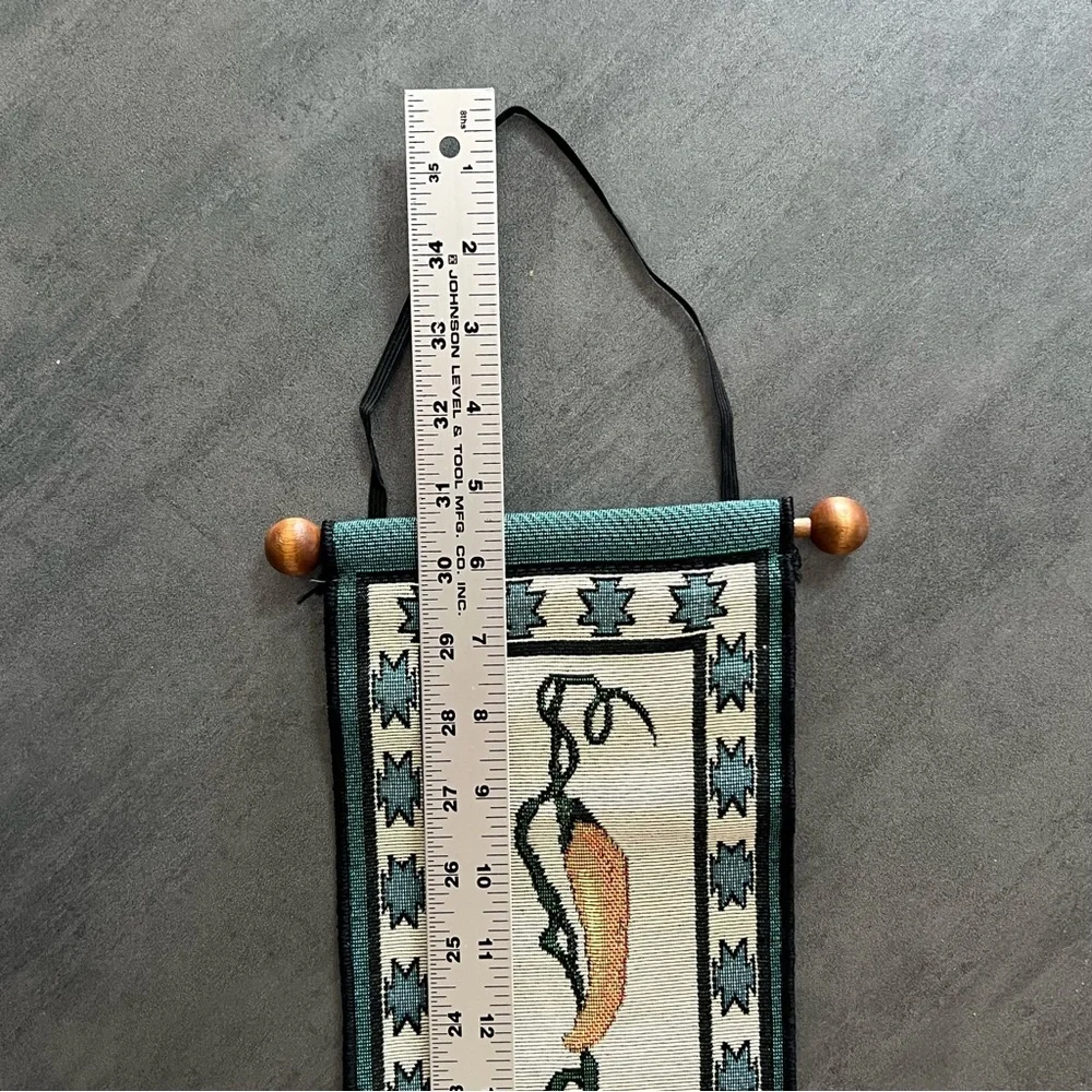 Vintage Hanging Bell Pull Tapestry Red Hot Chili Peppers 41” Made In USA‎